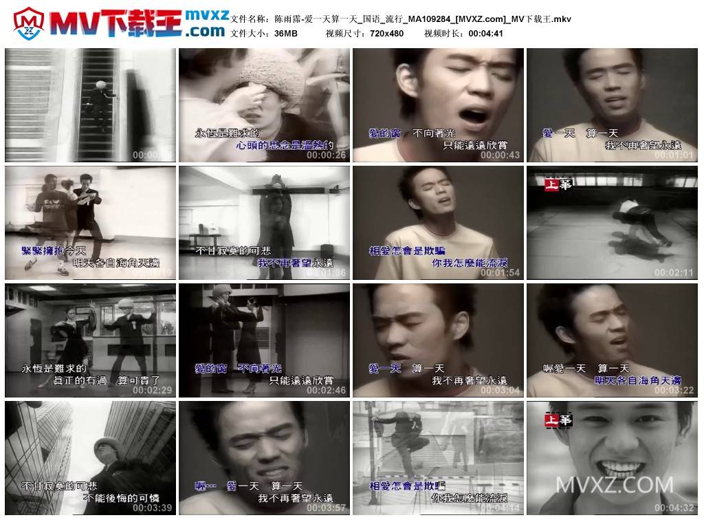 陈雨霈-爱一天算一天_国语_流行_MA109284